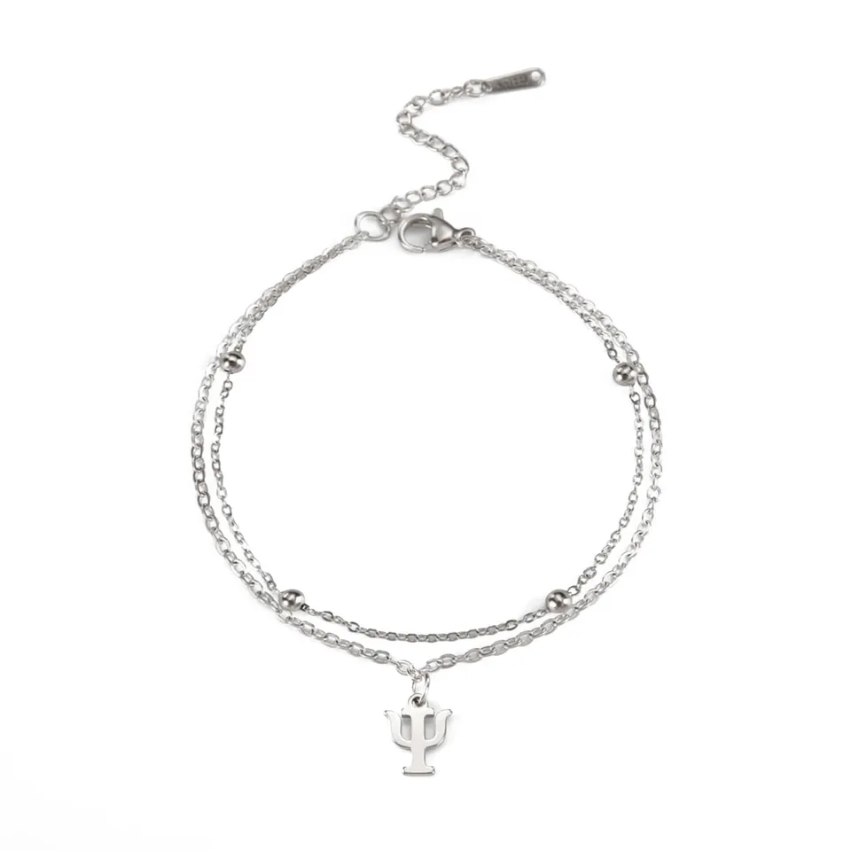 EUEAVAN bracciale Psi argento psicologia psicologo