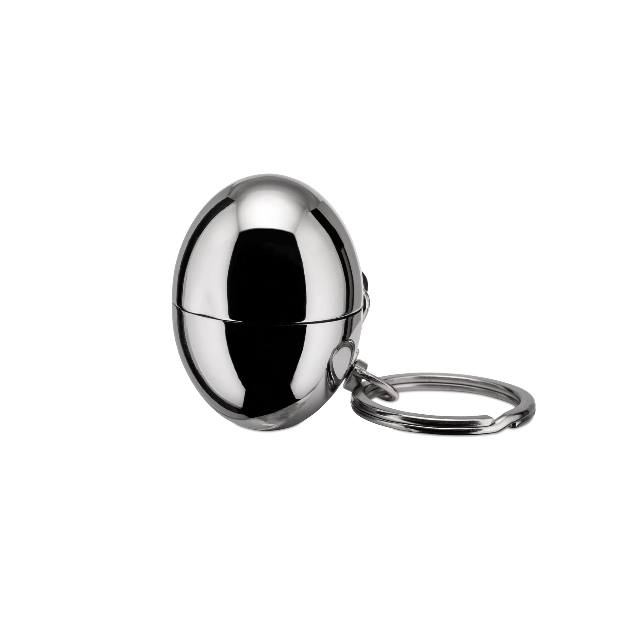 Alessi Bon Bon FA07 Portachiavi Portagettone Acciaio Grigio