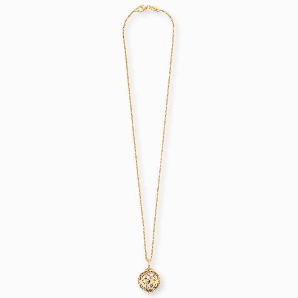 Engelsrufer Kinder collana oro 375 angelo sfera sonora