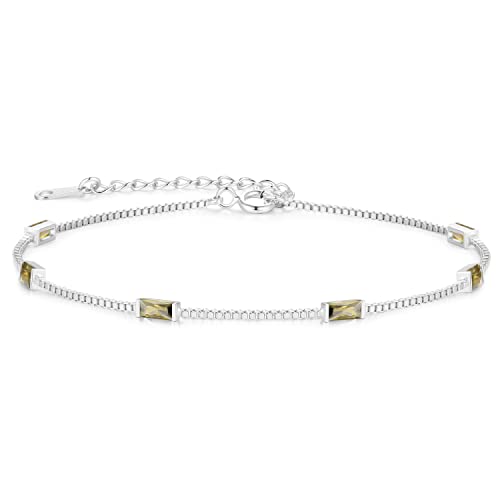 LOUISA SECRET Bracelets Bracciale argento 925 zirconi agosto