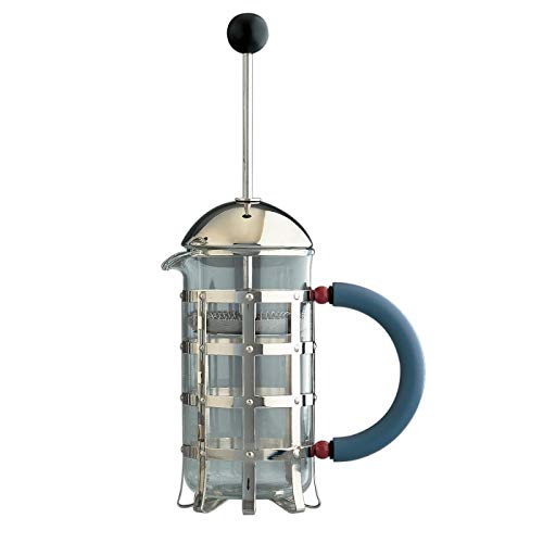 Alessi MGPF caffettiera pressofiltro azzurra 3 tazze