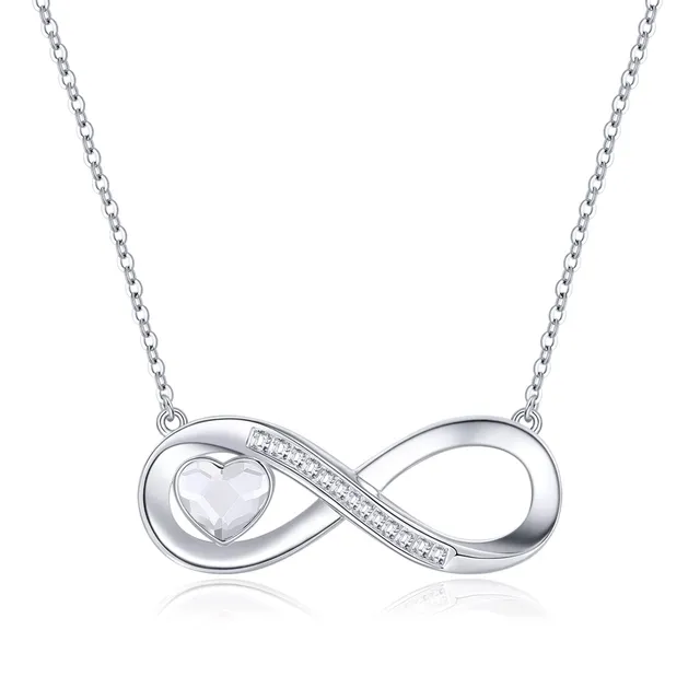 Louisa Secret Infinito Collana Donna Argento 925 Bianco