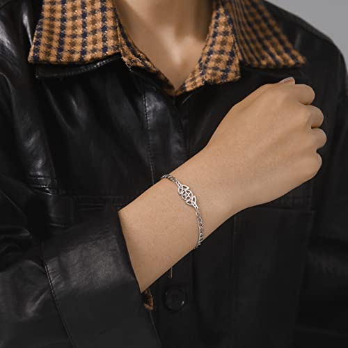 EUEAVAN Bracelets bracciale pentagramma stella celtico