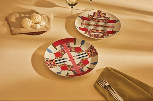 Alessi Holyhedrics ESA10 1 piatto dolci porcellana 30 cm