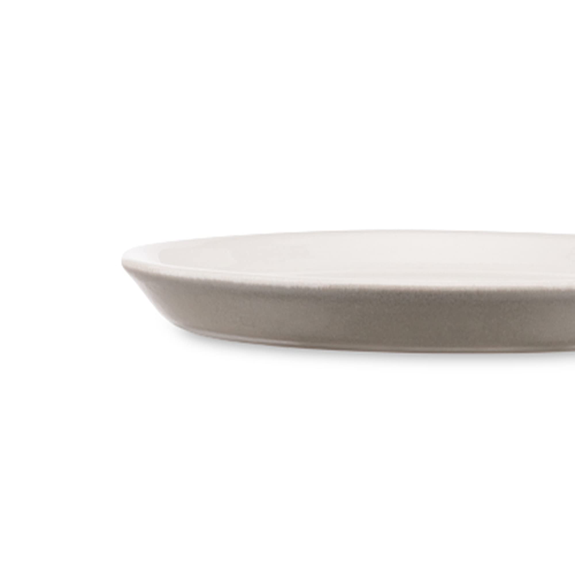 Alessi Tonale DC03/77 LG piattino ceramica grigio chiaro set 4