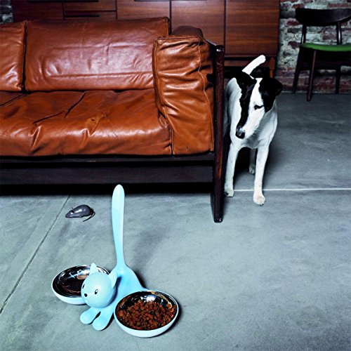 Alessi AMMI09 B Tigrito Ciotola Animali Nero Acciaio