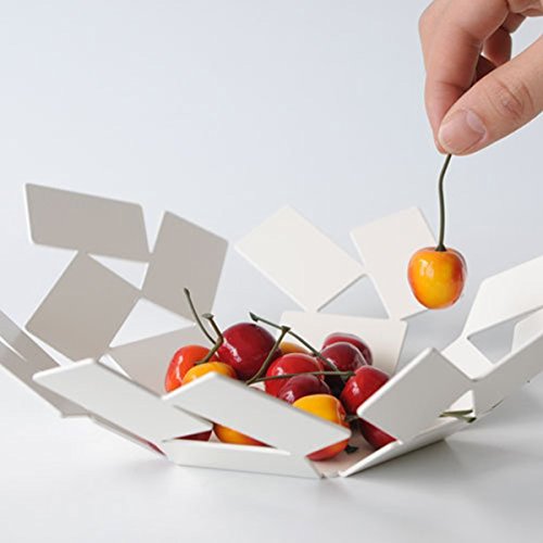 Alessi La Stanza dello Scirocco MT01 W cestino bianco acciaio