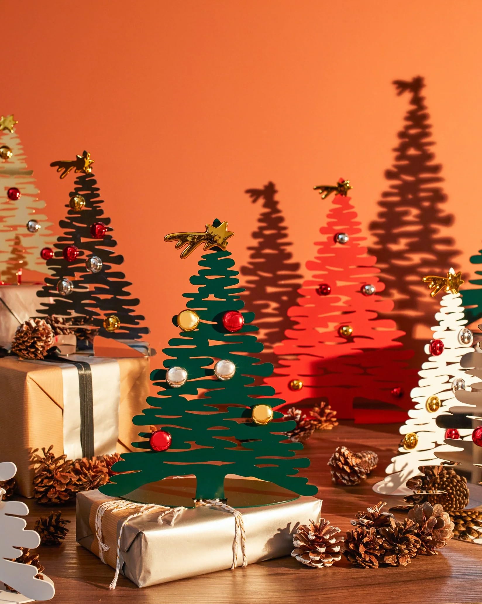 Alessi BM06/30 Bark albero natale acciaio lucido 45 cm