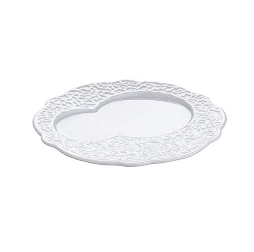 Alessi Dressed Piatto Colazione Porcellana Bianca 4 pz