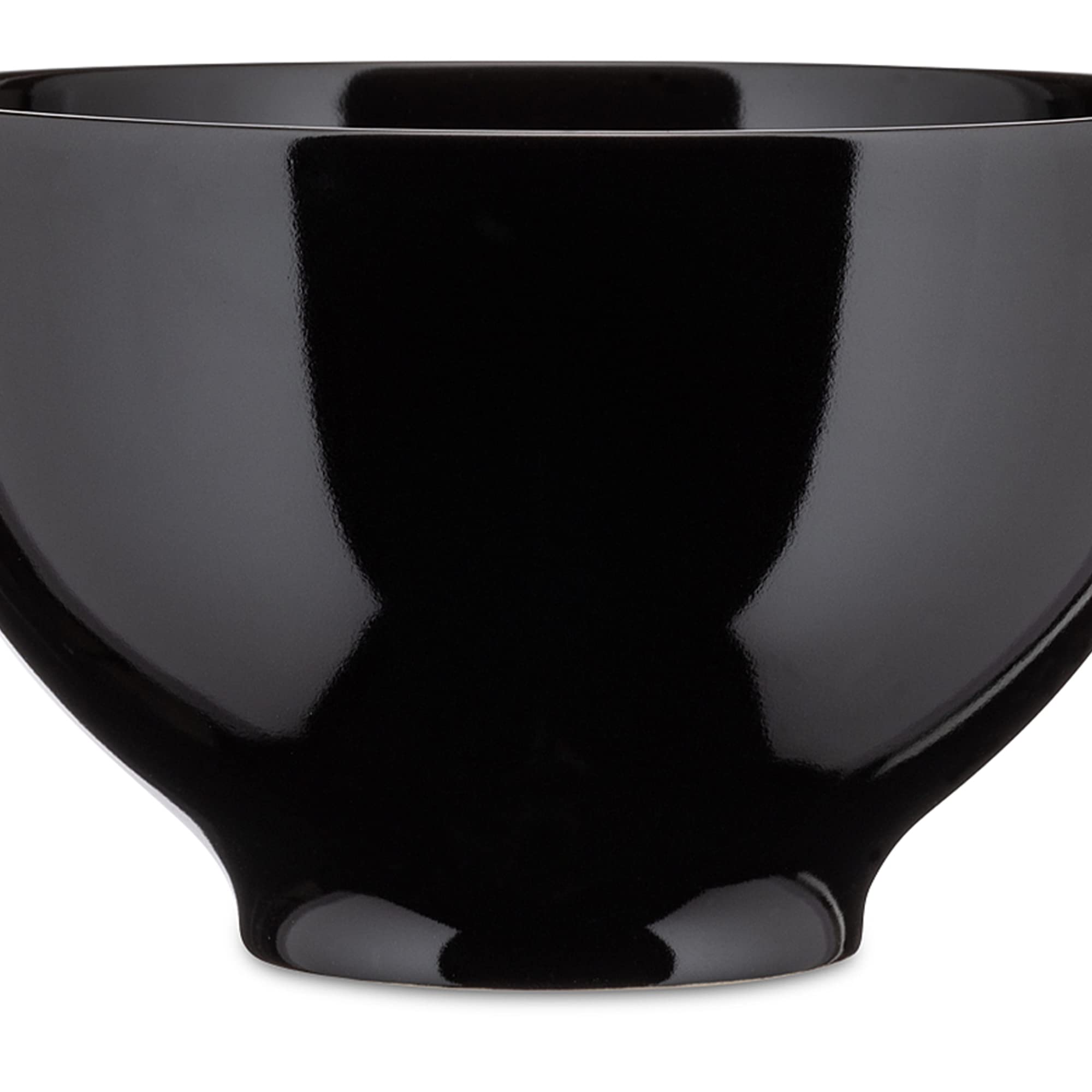 Alessi Tonale DC03/3 ciotola 18 cm gres nero lucido