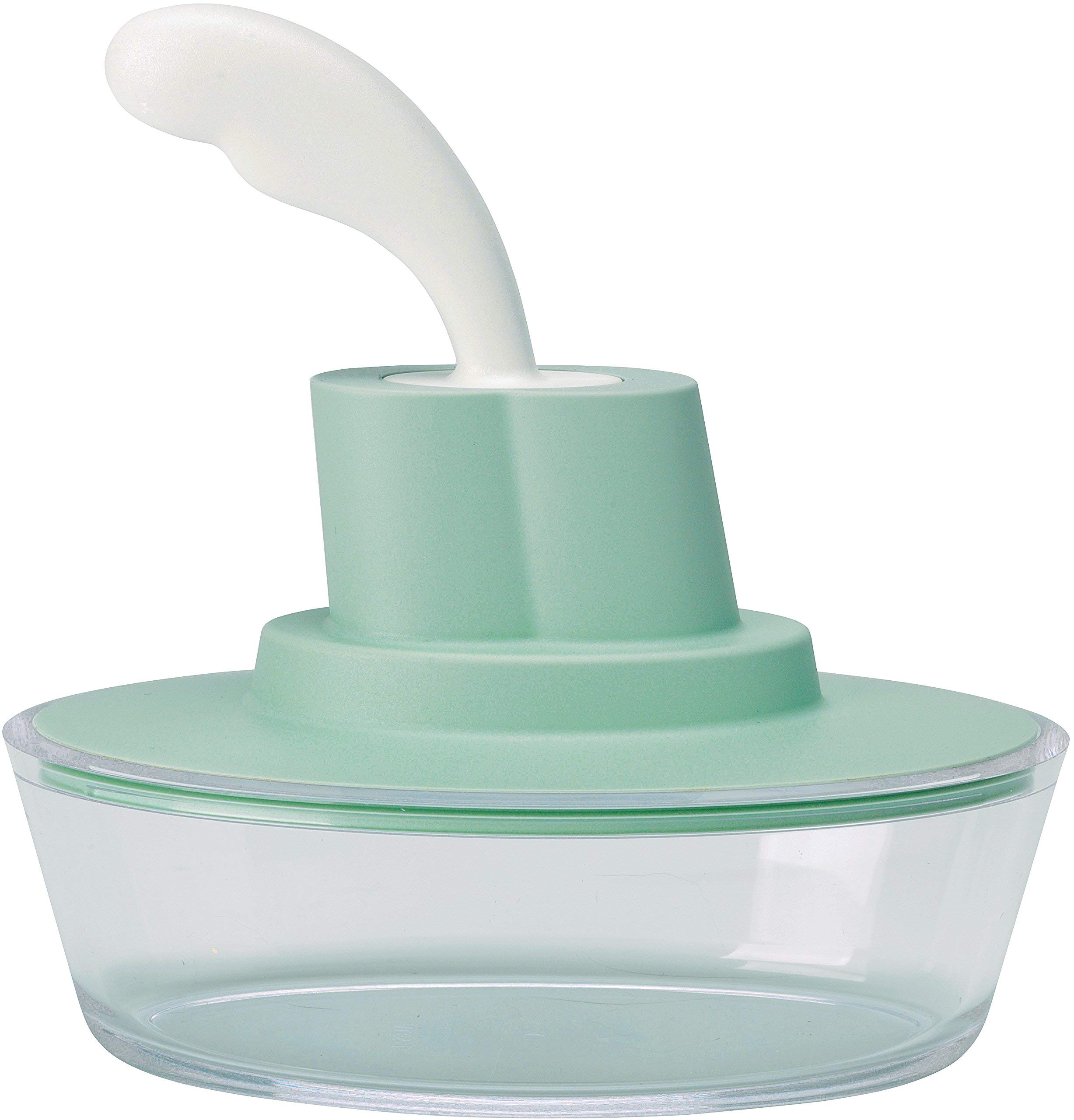 Alessi Ship Shape ASG13 portaburro verde con spatola