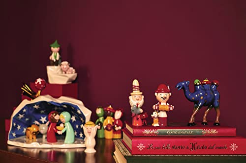 Alessi Elisabetto AGJ01 9 Statuina Presepe Porcellana Multicolore