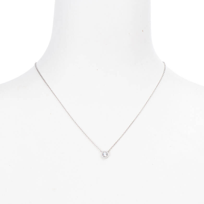 Chic Ad Hoc Collana Girocollo Argento Punto Luce Zirconi