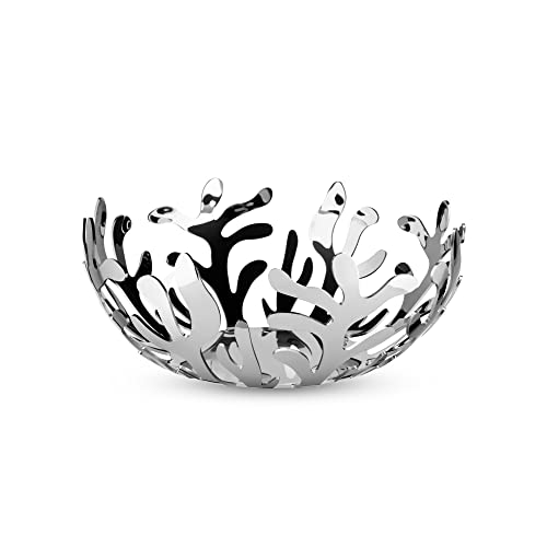 Alessi ESI01/25 Mediterraneo fruttiera acciaio 25 cm argento