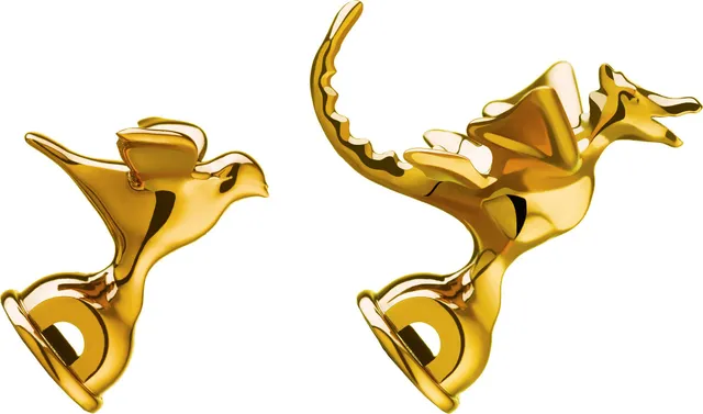 Alessi MGWH30S2 fischietti oro 2 pezzi bollitore