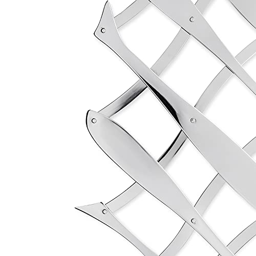 Alessi Pescher DUL03 Sottopentola Estensibile 51 cm Acciaio