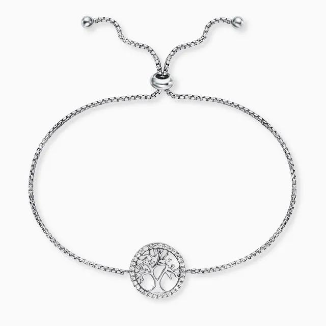 Engelsrufer Lebensbaum Bracciale argento 925 zirconi