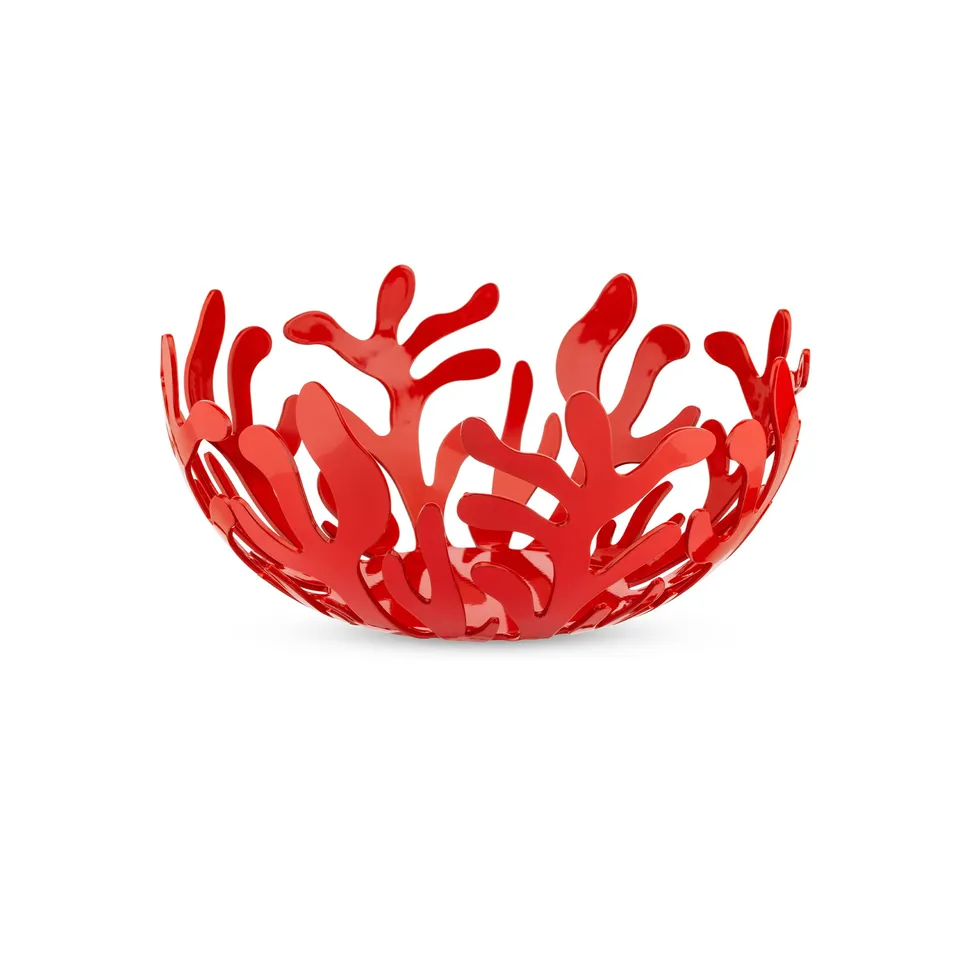 Alessi Mediterraneo ESI01/21 Fruttiera Acciaio Rossa