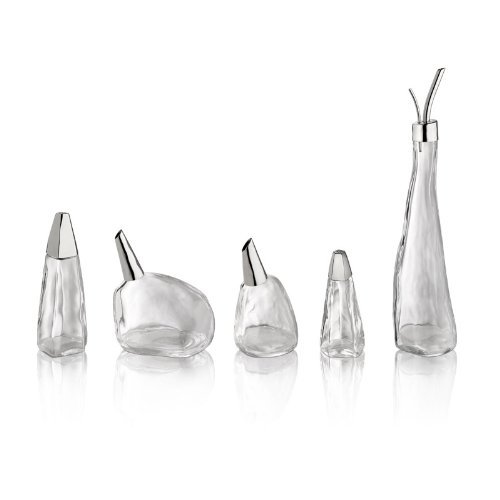 Alessi PZ07 Spargispezie Vetro Acciaio Argentato Zumthor