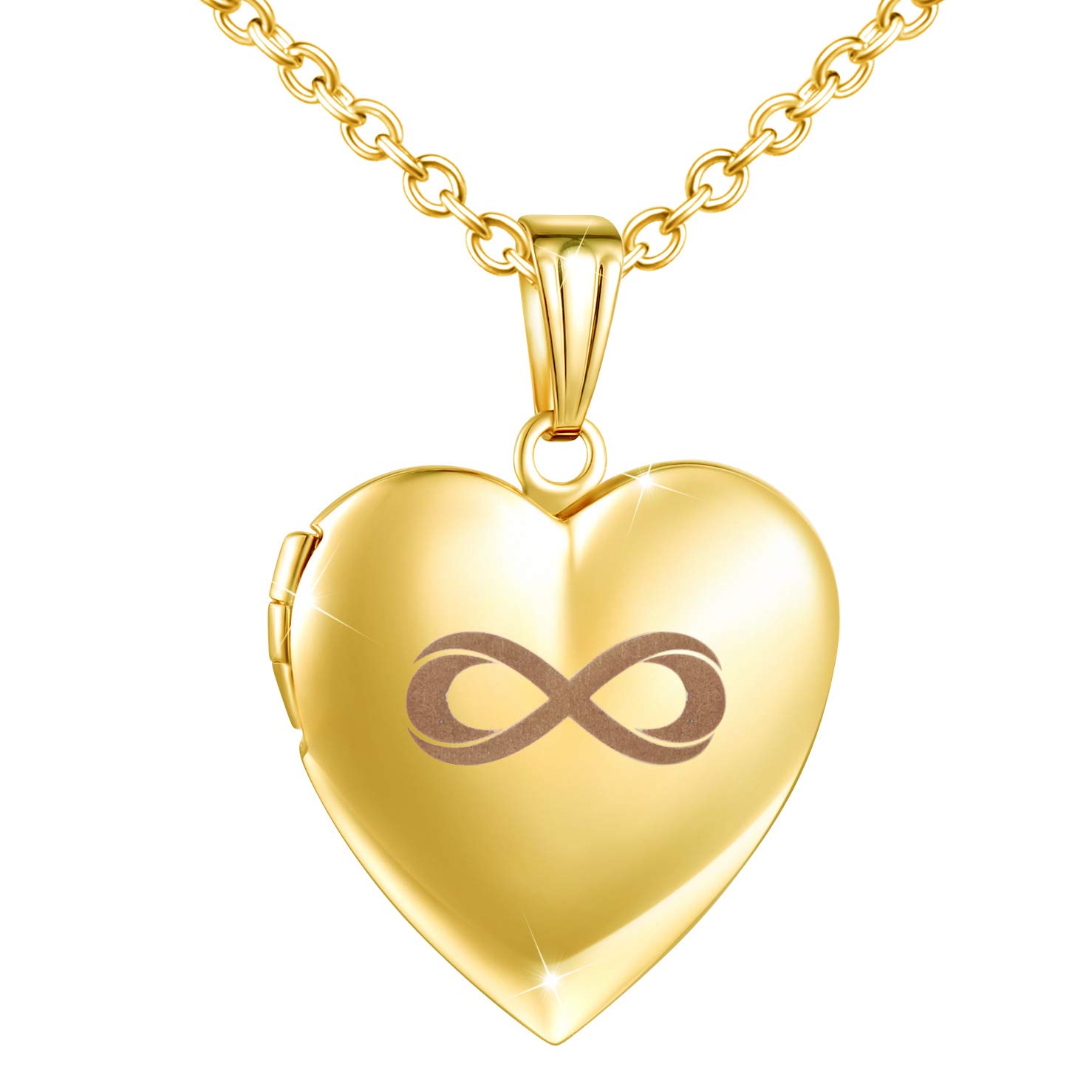 Infinionly Fashion collana fotografica infinito silver acciaio