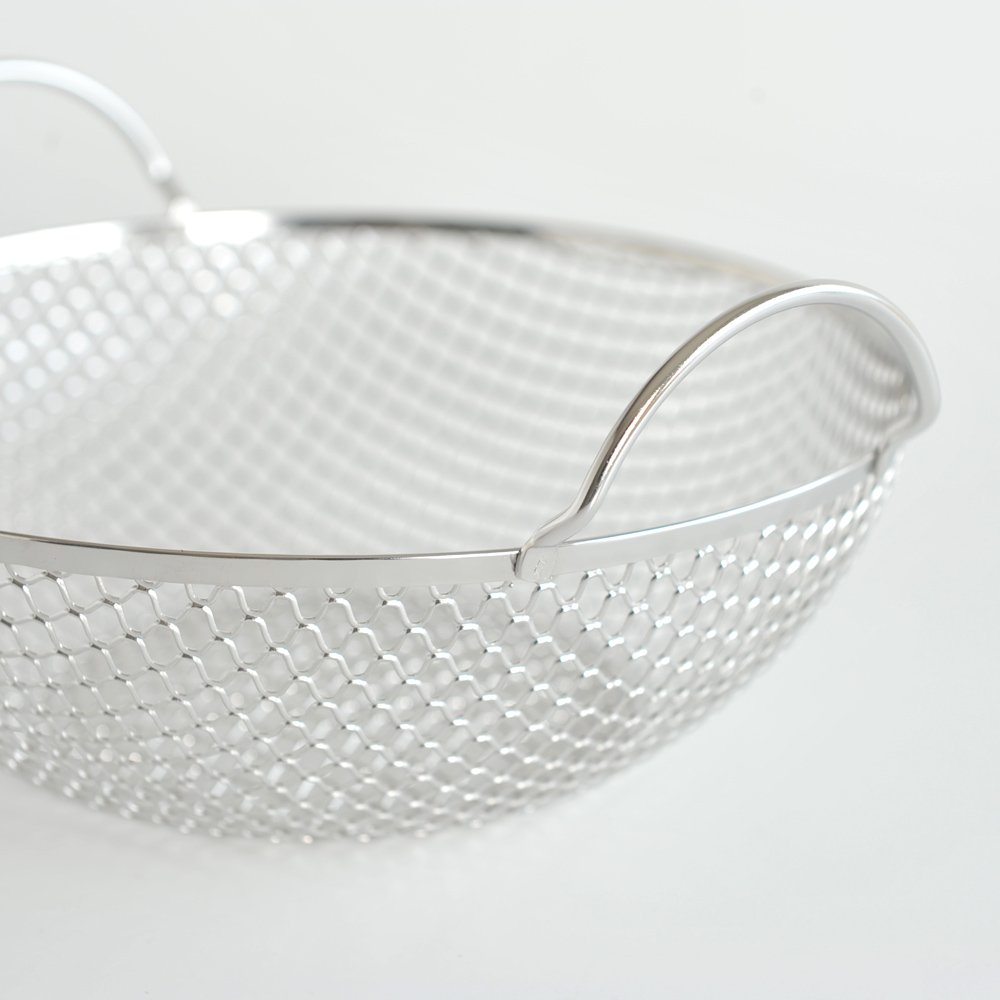 Alessi AC04 B fruttiera scolatoio acciaio 24,9 cm