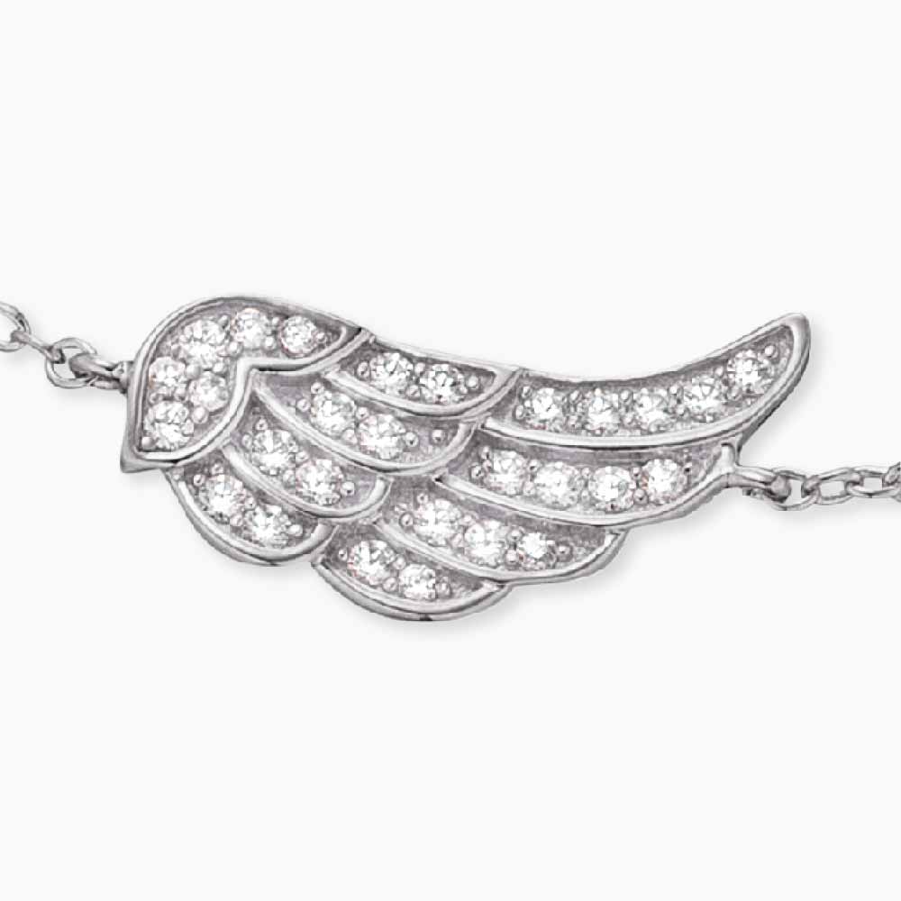 Engelsrufer Armbänder Flügel bracciale argento zirconia