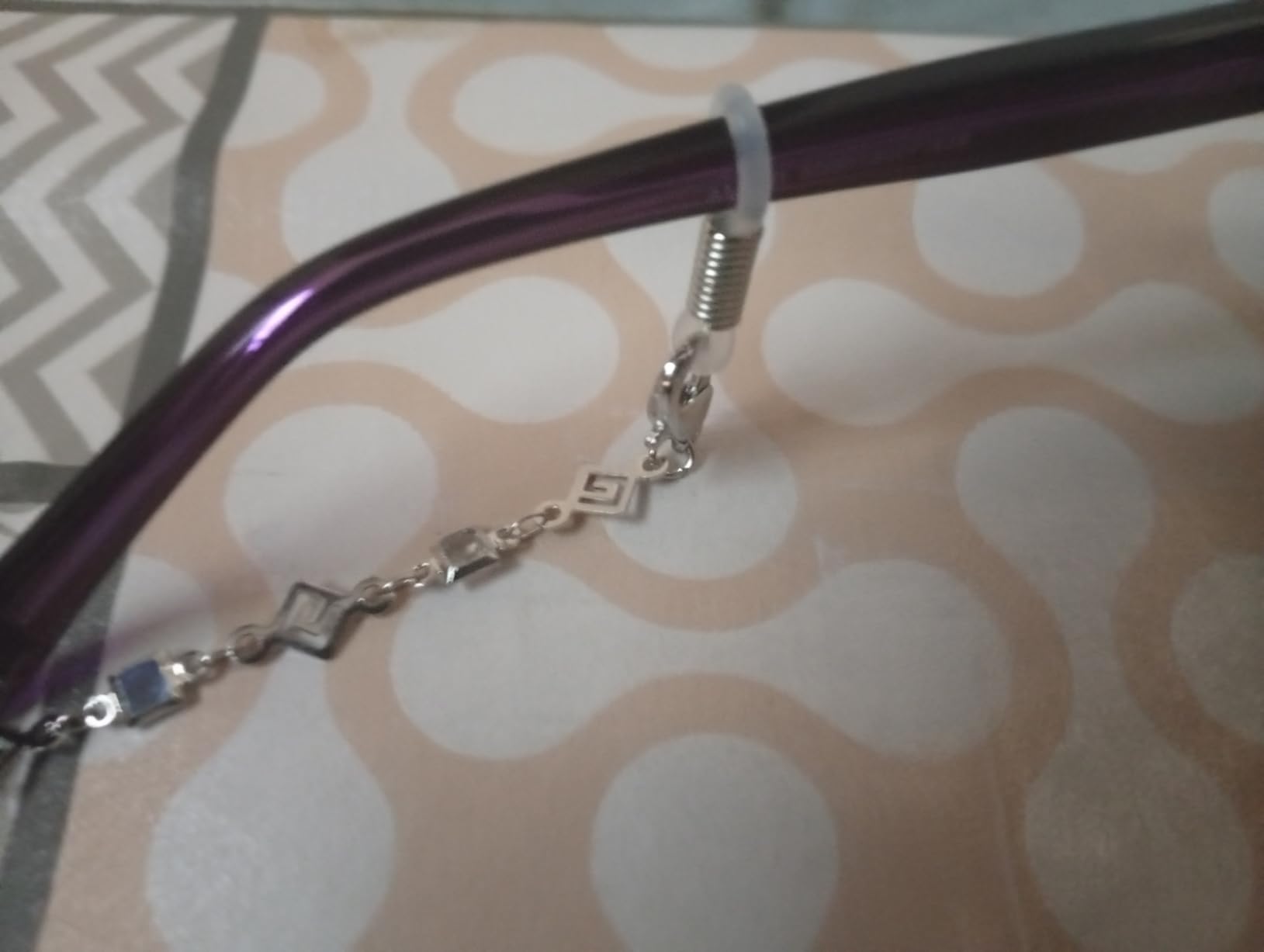 Eueavan Eyeglass cordino occhiali diamanti quadrati