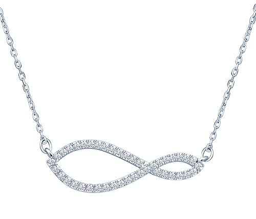 INFINIONLY Collana Infinito Creativo Argento 925 con Zircone