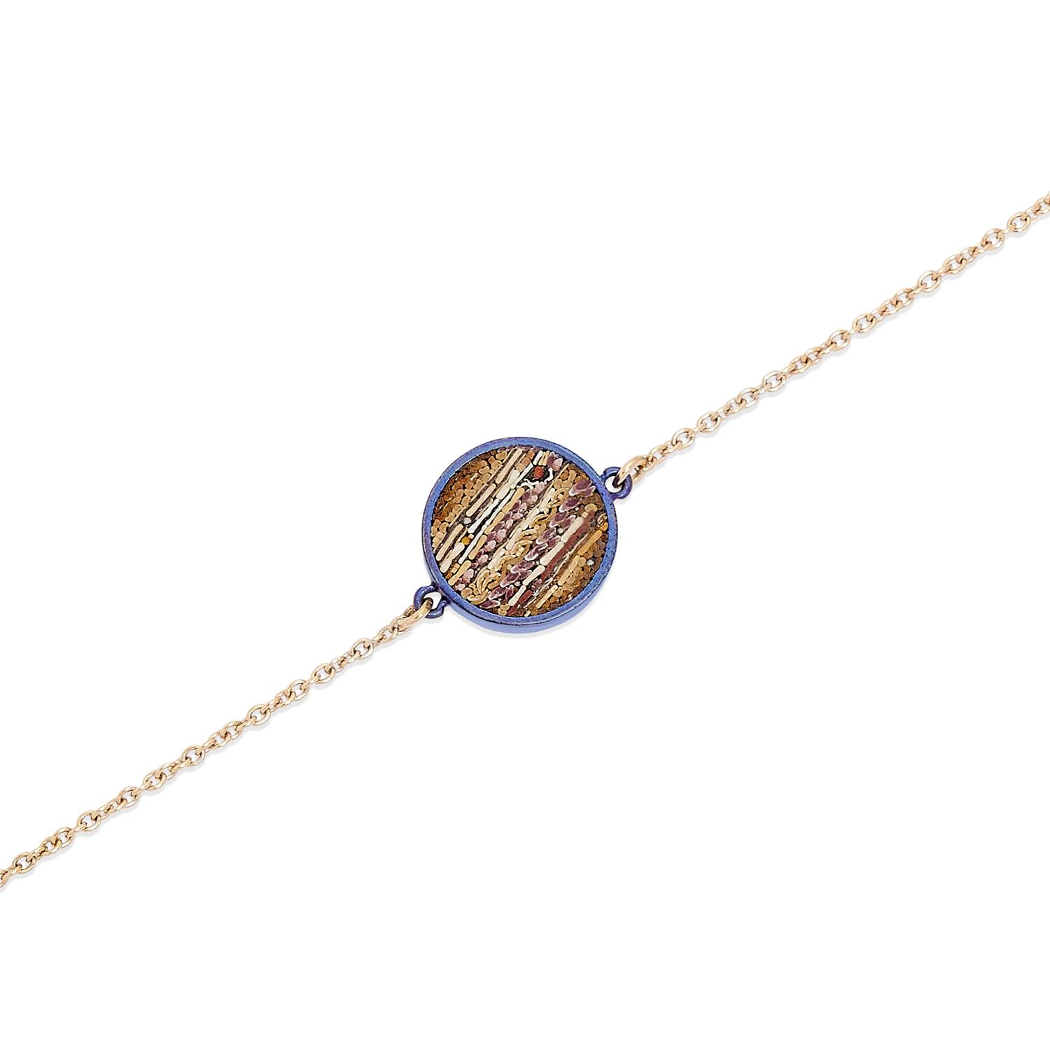 Le Sibille Giove Bracelet bracciale titanio oro rosa