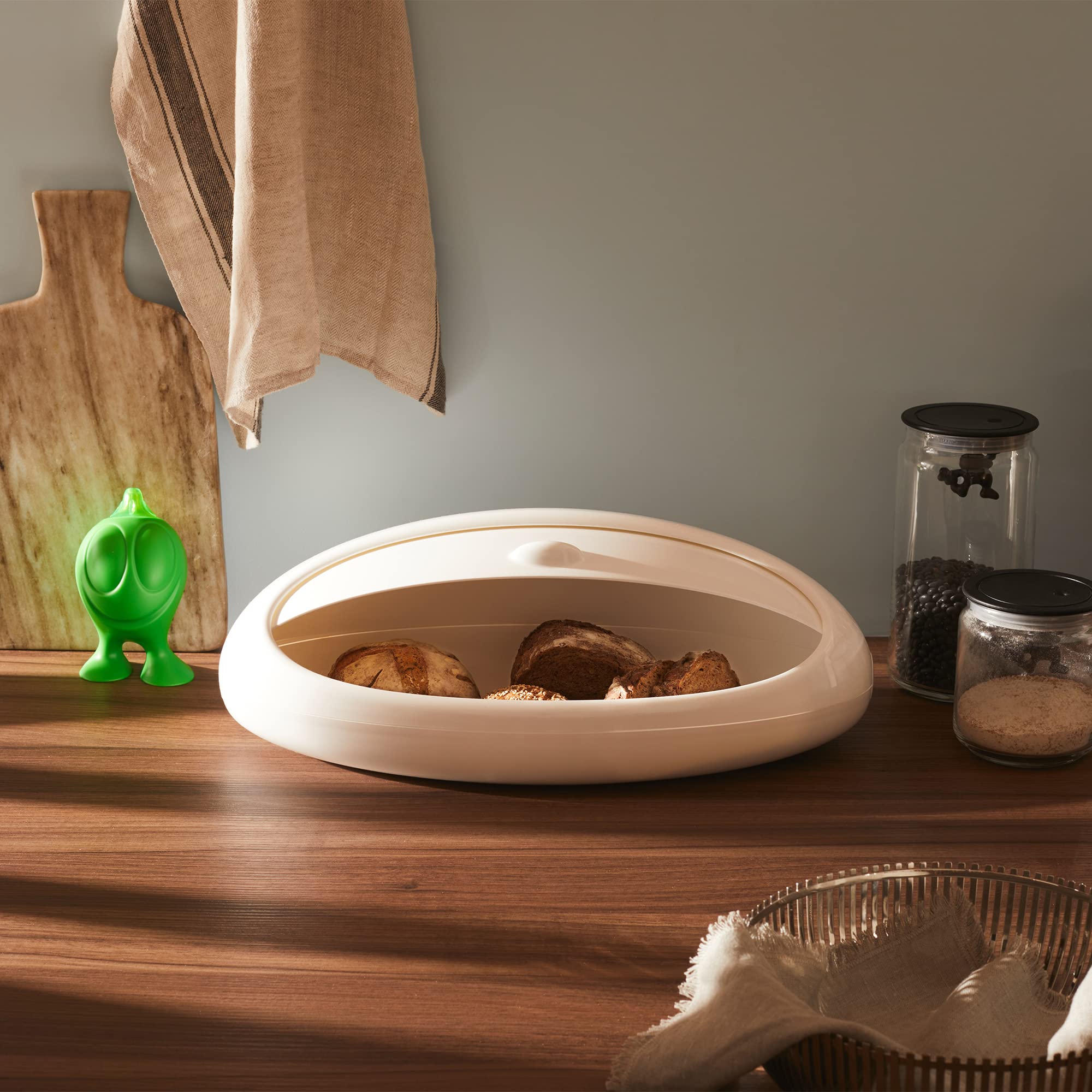 Alessi Gnam ASG22 W Portapane Bianco 46 cm Resina
