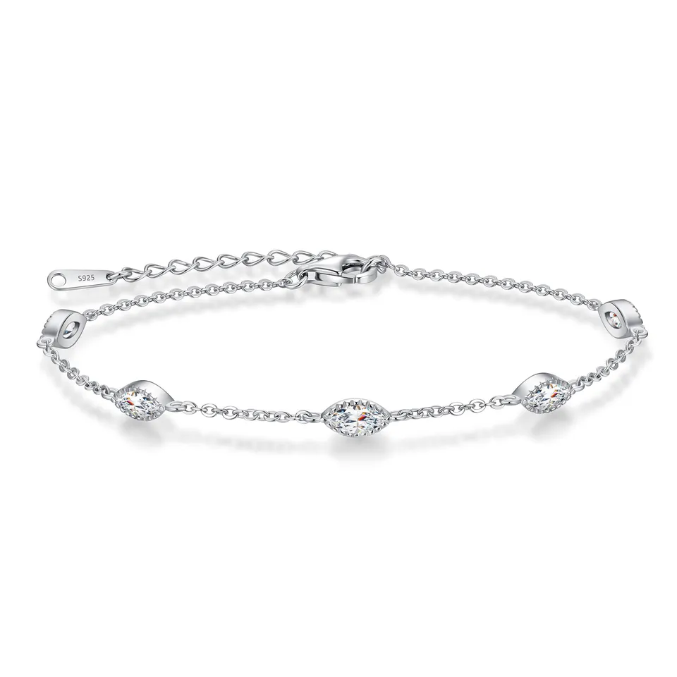 Louisa Secret Birthstone bracciale argento 925 occhio