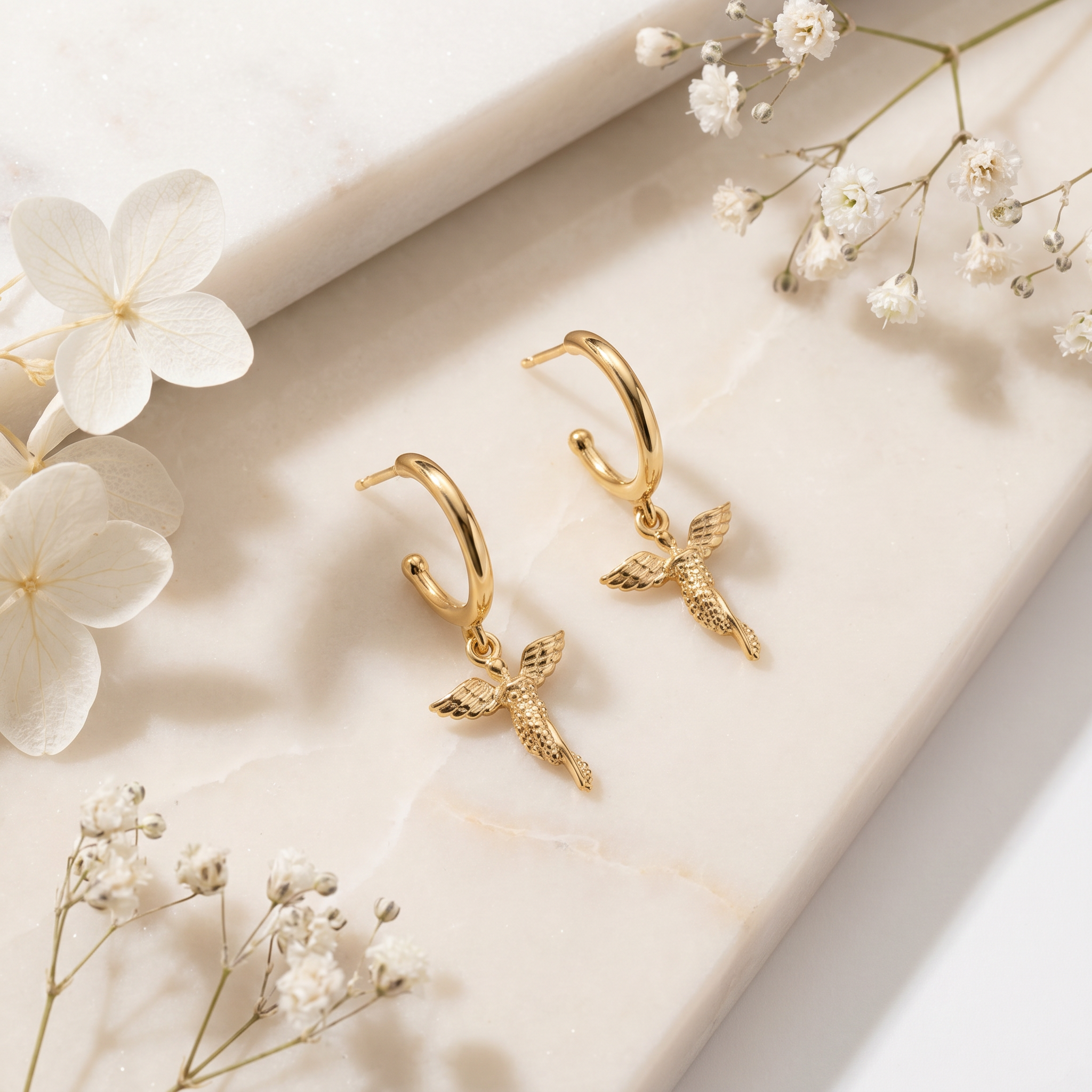 Engelsrufer Schutzengel orecchini argento oro angelo