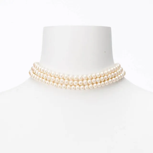 Chic Ad Hoc Collane Girocollo Choker Multifili Perle