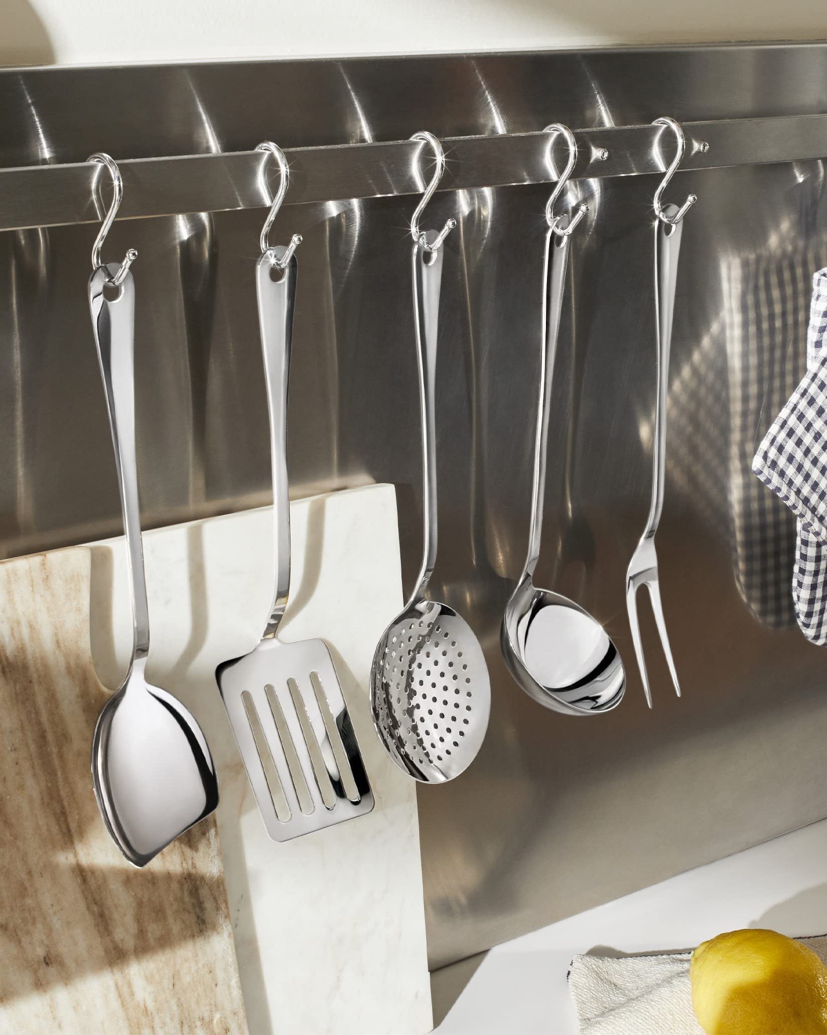 Alessi AJM19S5 set mestoli cucina 5 pezzi acciaio 18/10