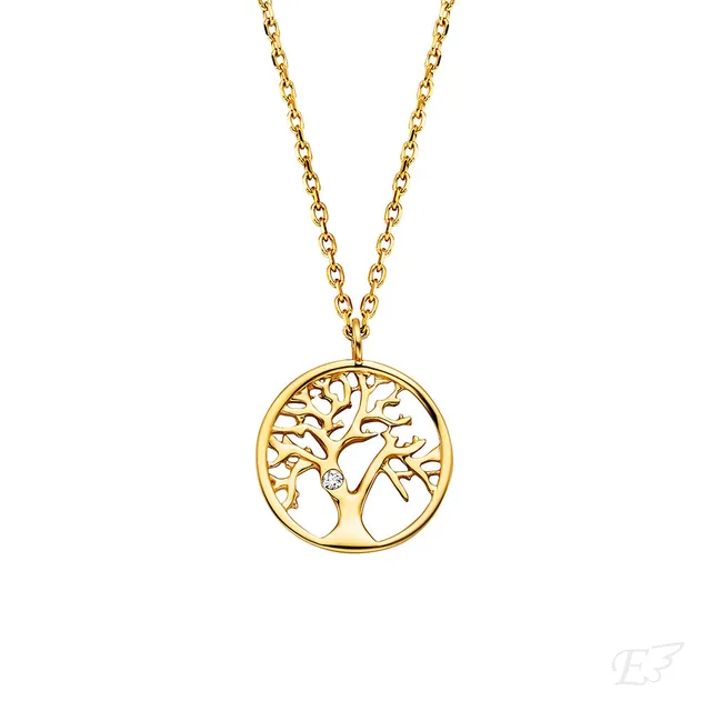 Engelsrufer Albero Vita Collana Oro 375 Diamante