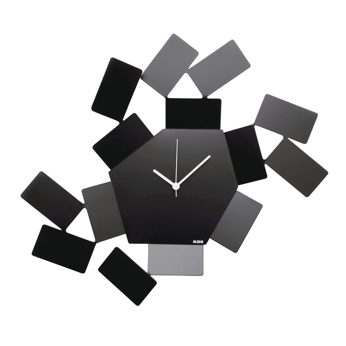 Alessi La Stanza dello Scirocco MT19 B orologio nero 46 cm