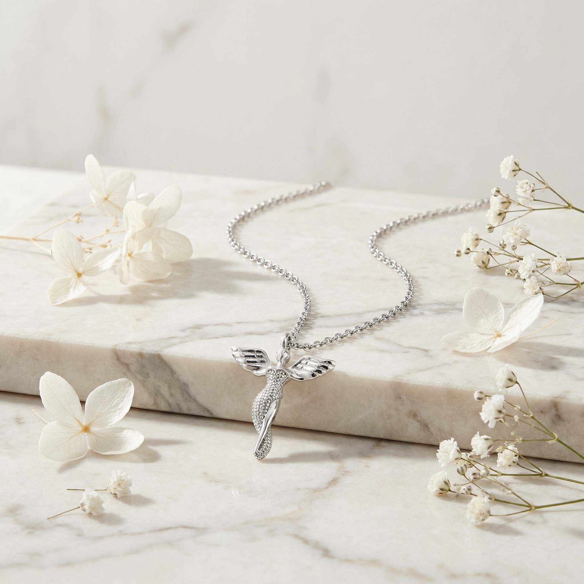 Engelsrufer Schutzengel collana argento angelo zirconia