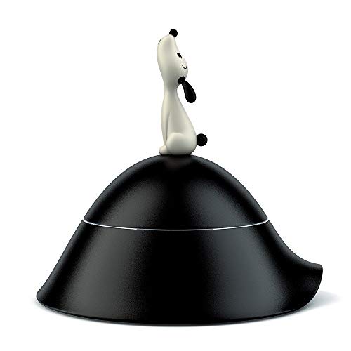 Alessi Lulà ciotola cane nera 60 cl acciaio