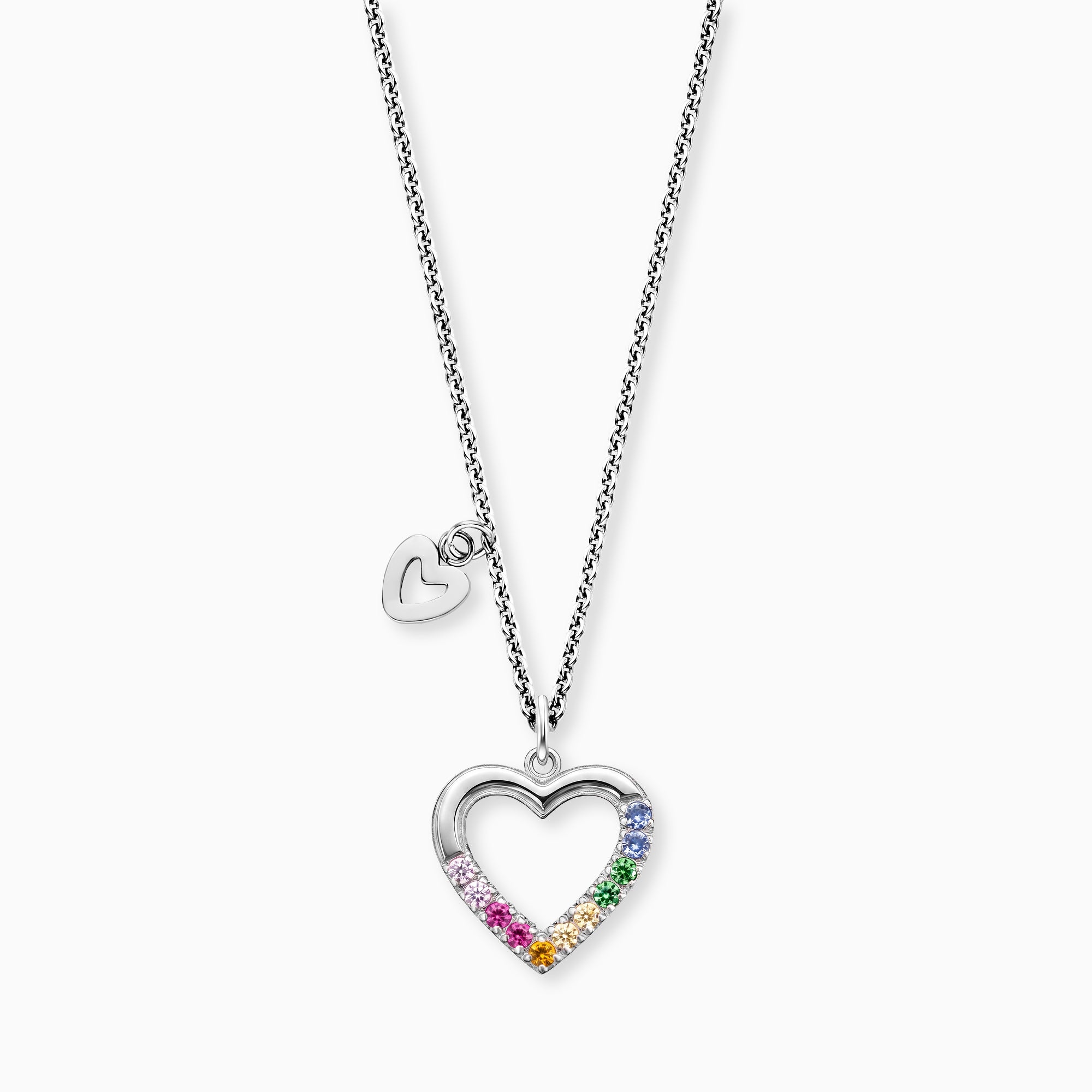 Engelsrufer Kinder Herz collana bambina cuore zirconia multicolor