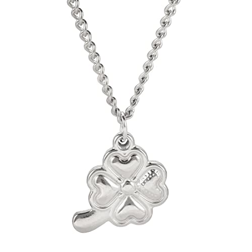 EUEAVAN Necklaces Collana Quadrifoglio Argento Amuleto
