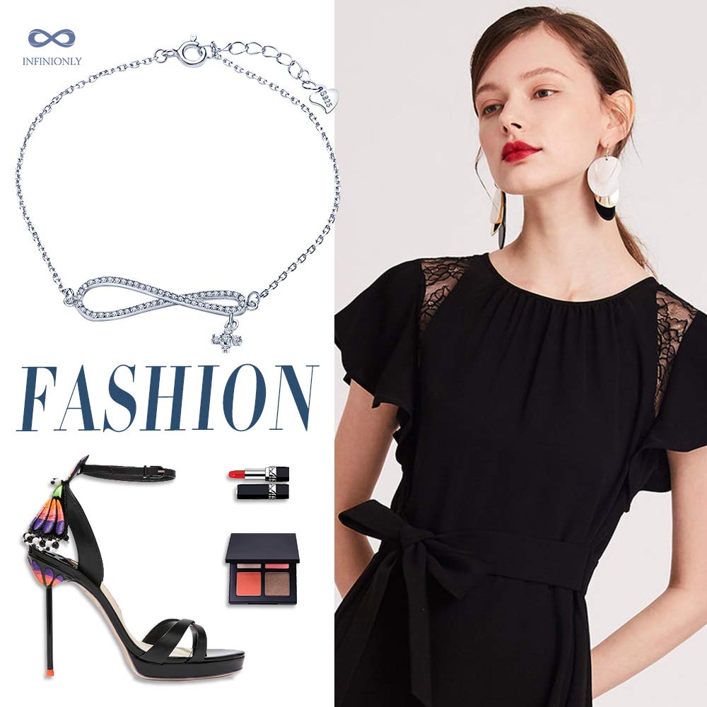INFINIONLY Fashion Bracelets bracciale argento 925 infinito stella