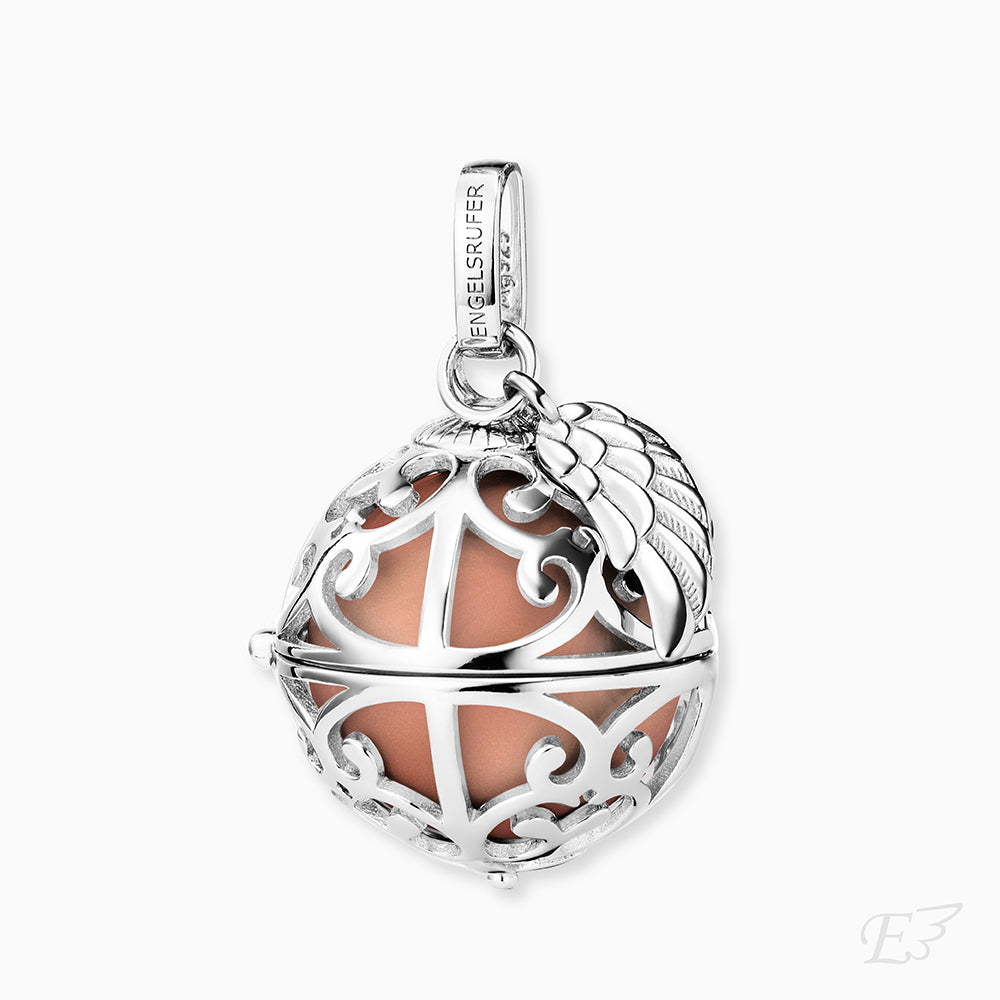 Engelsrufer Flügel ciondolo argento sfera rosé S M