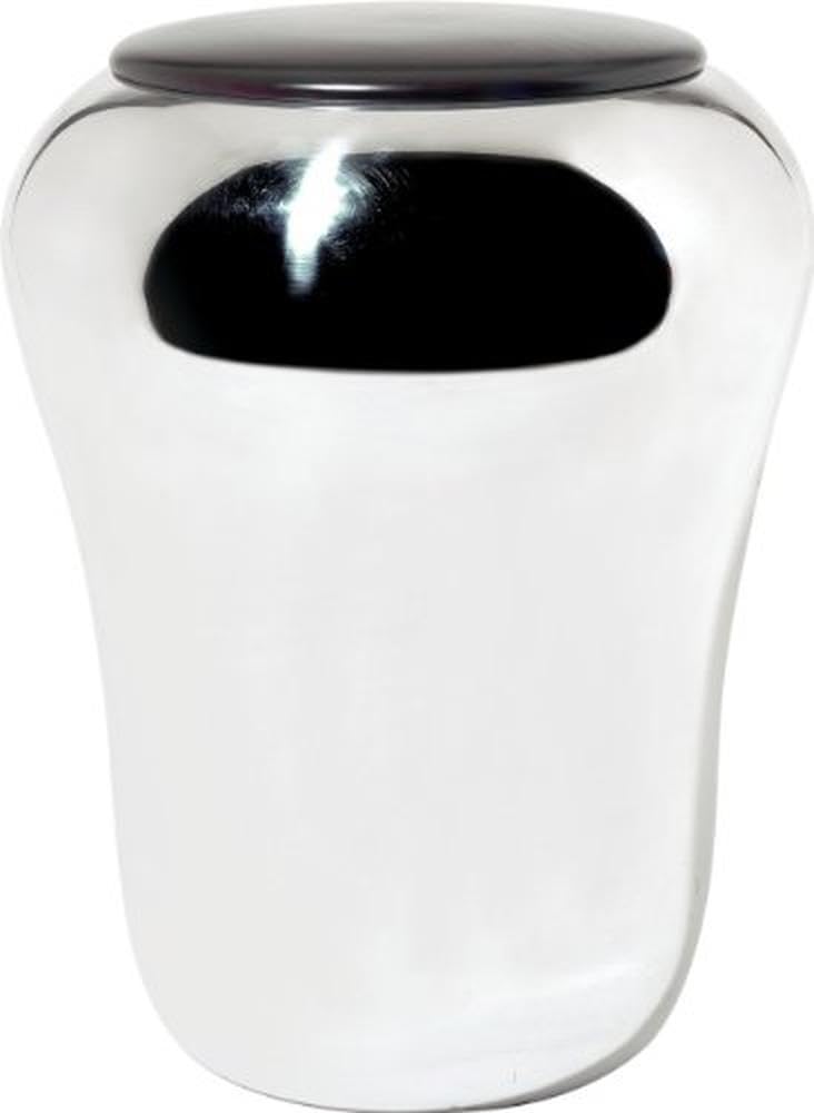 Alessi Babà SG74 sgabello cesto acciaio legno 46,5 cm