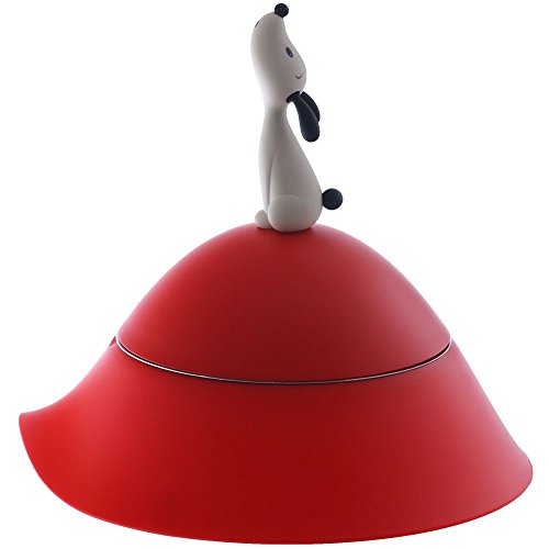 Alessi Lulà ciotola cane nera 60 cl acciaio