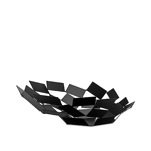 Alessi Scirocco MT03 B Centrotavola Nero Acciaio 41,6 cm