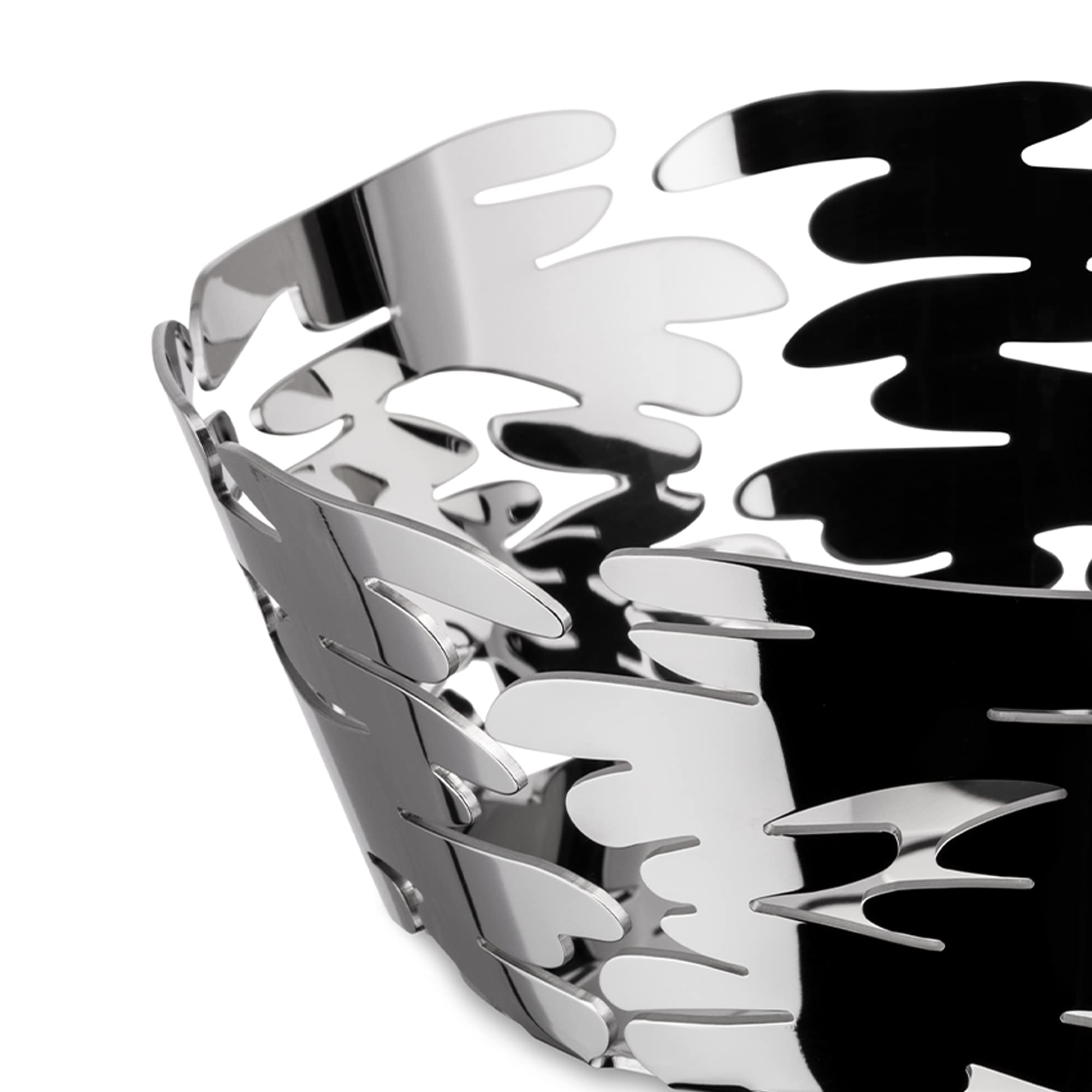 Alessi Barket BM10/18 cestino acciaio 18 cm traforato
