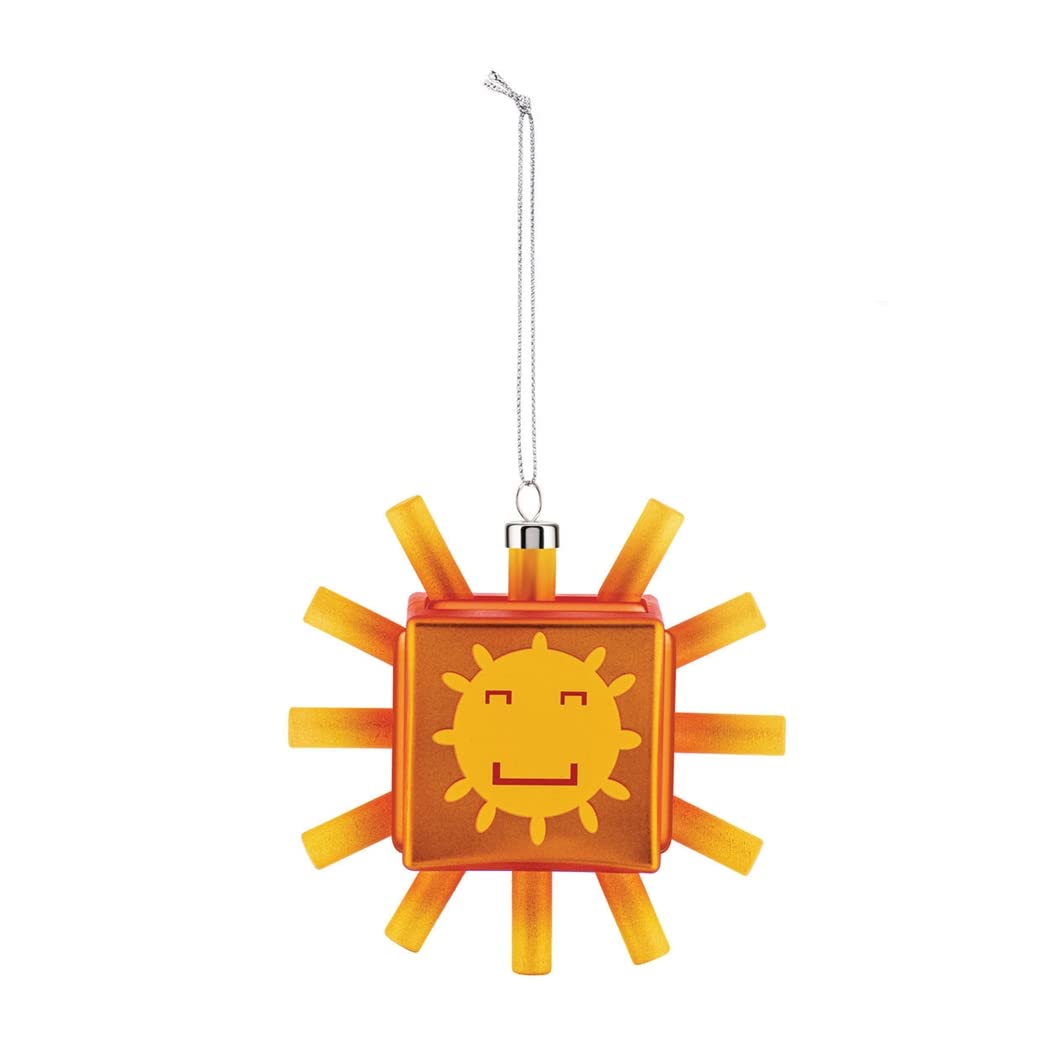 Alessi Sunflake GJ02 7 pallina Natale vetro sole