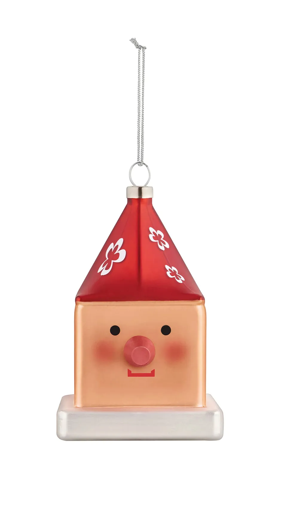 Alessi Home GJ02 15 Cubocchio decorazione Natale vetro