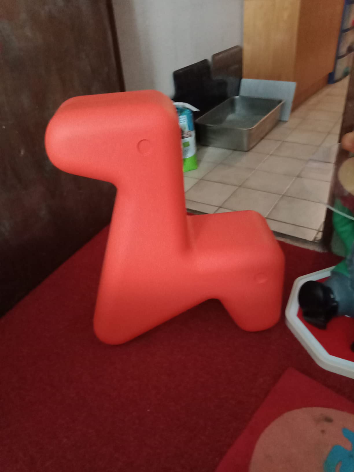 Alessi Doraff UNS07 R Seduta Bambini Rossa Polietilene