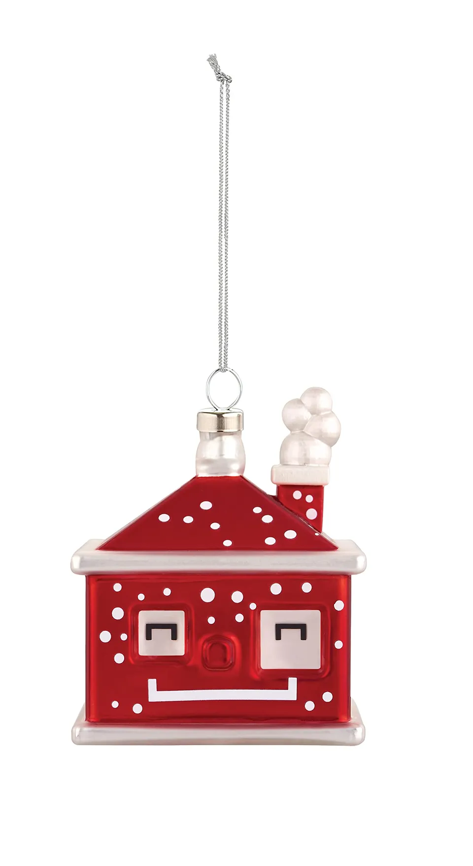 Alessi Cubetta GJ02/17 decorazione natalizia vetro 7,5 cm